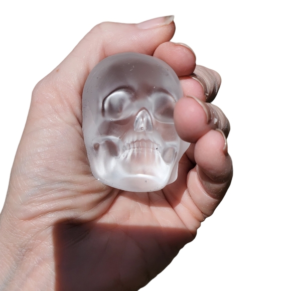 Handmade Epoxy Resin Skull Decor - Picture 3 of 4